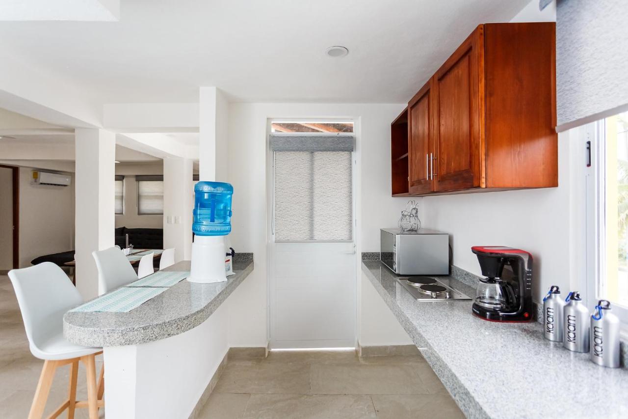 Kaam Accommodations Puerto Morelos Bagian luar foto