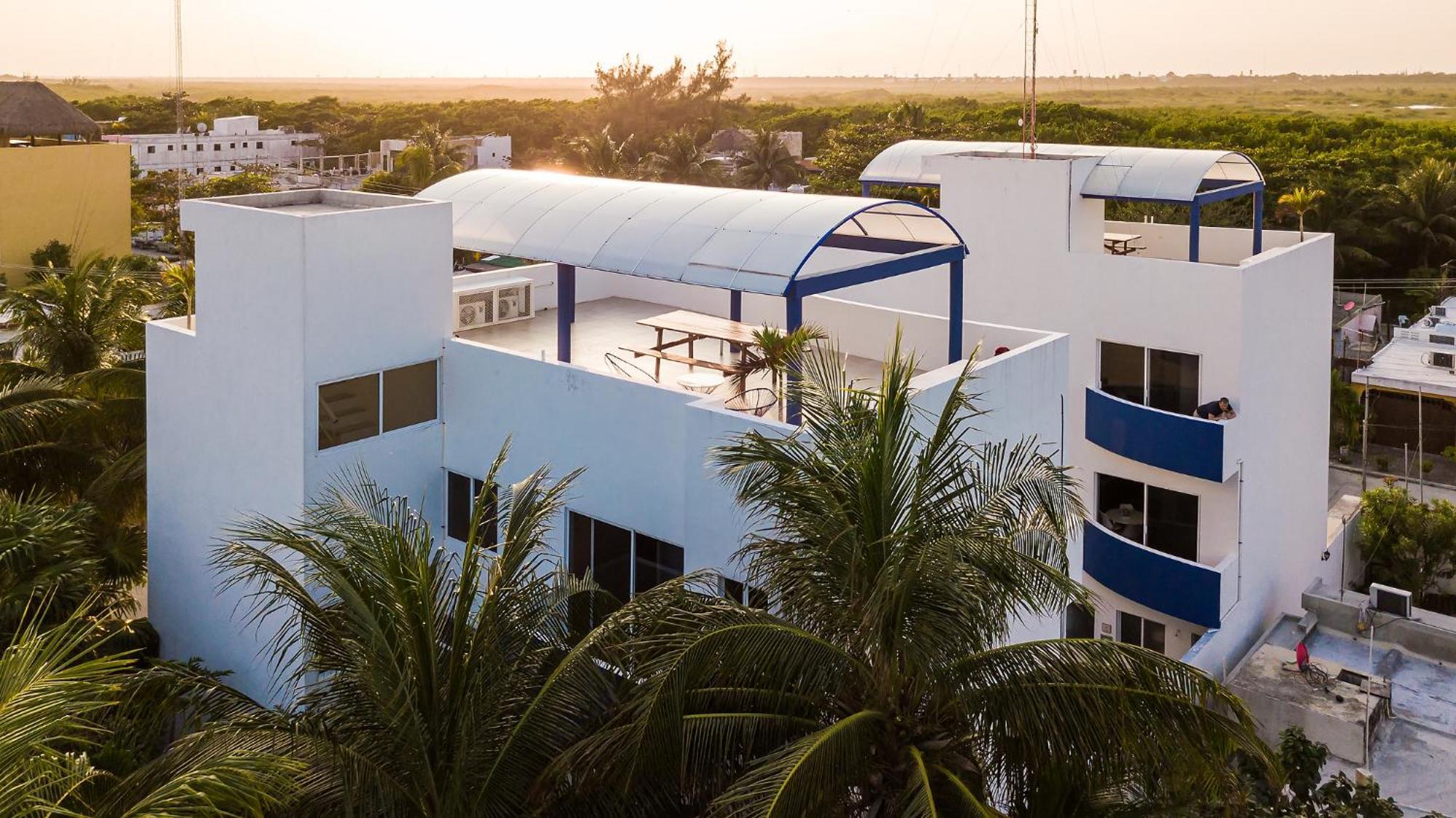 Kaam Accommodations Puerto Morelos Bagian luar foto