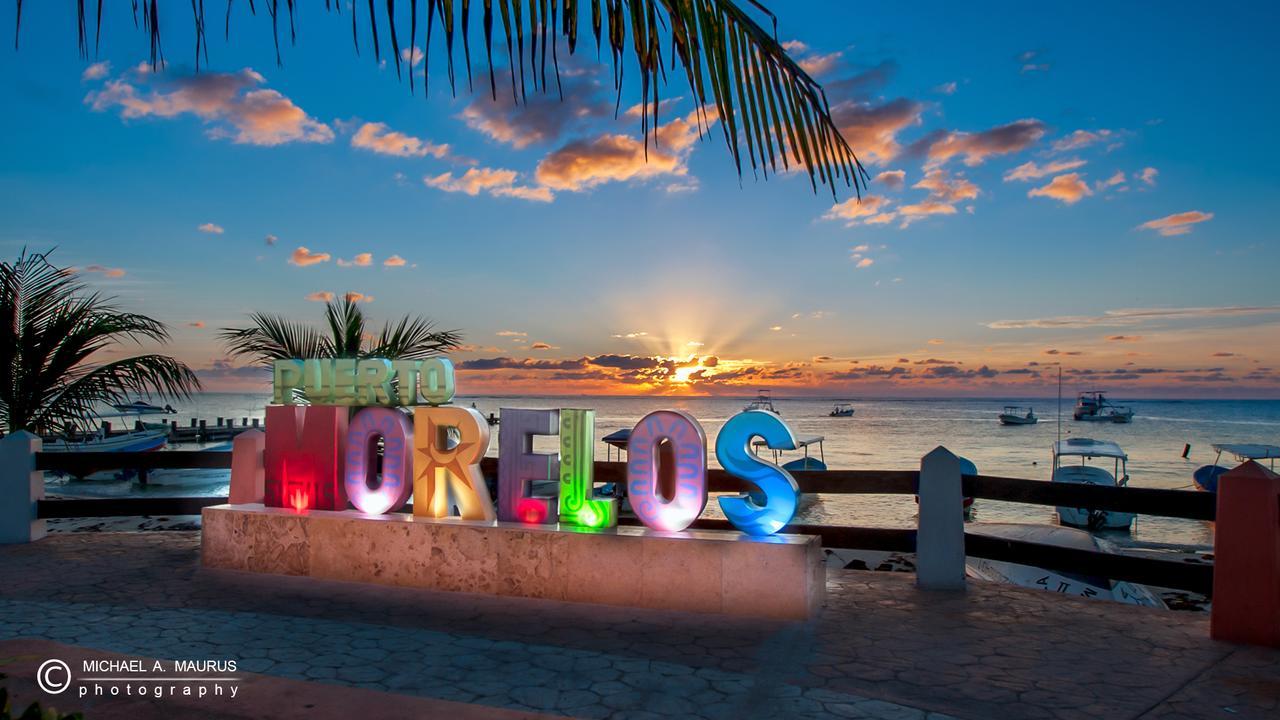 Kaam Accommodations Puerto Morelos Bagian luar foto
